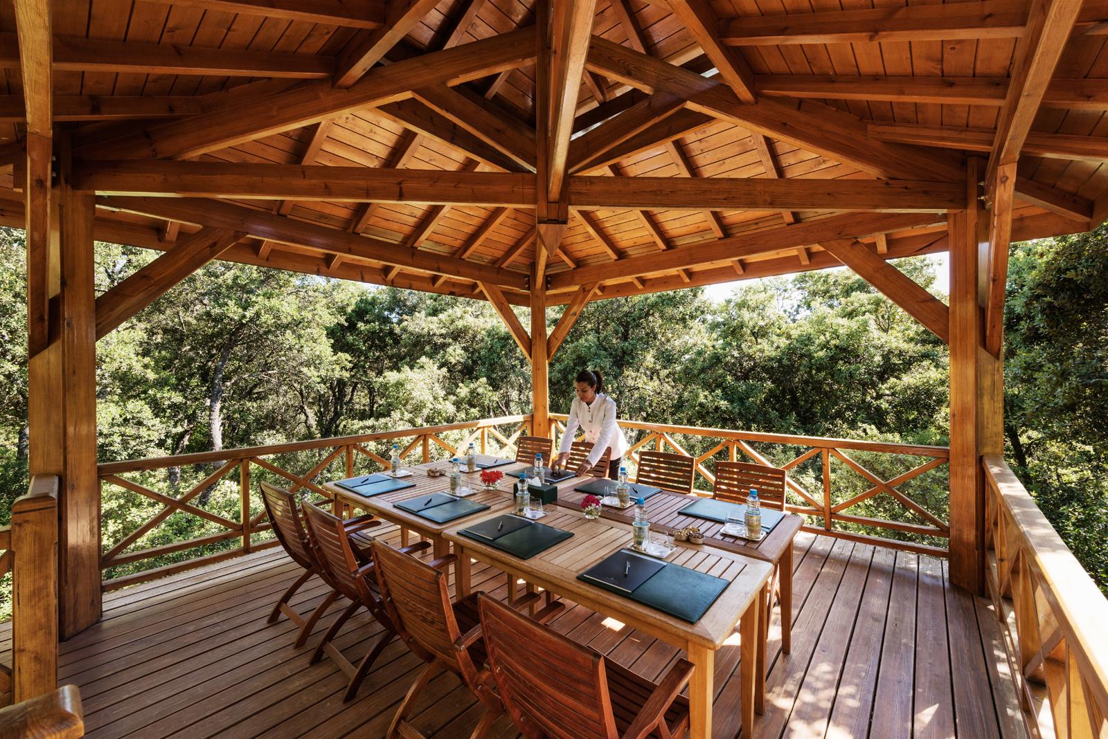 Michlifen Resort & Golf Ifrane  Exterior foto The restaurant